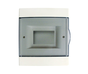4 Modules Flush Mounting MCB Box Transparent Cover