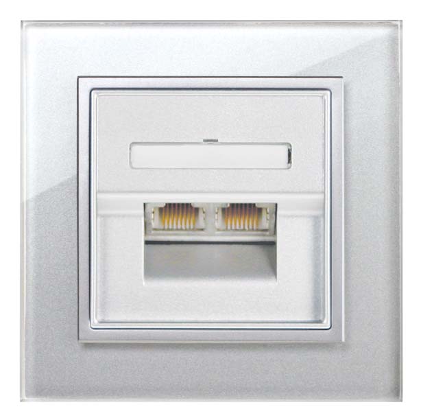 Broco Electrical - Dual Universal Network Socket Outlets Cat.5e (RJ45)