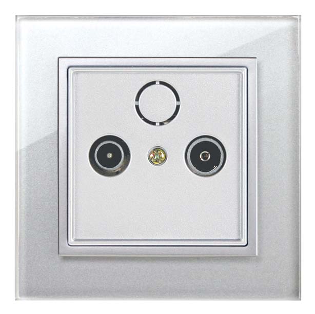 Broco Electrical - Antenna Socket Outlet for TV and Radio Single Use