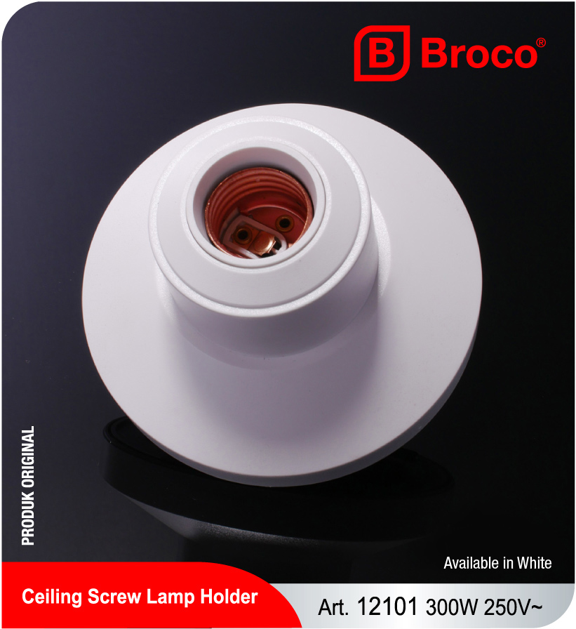 Broco Electrical - Ceiling Screw Lamp Holder
