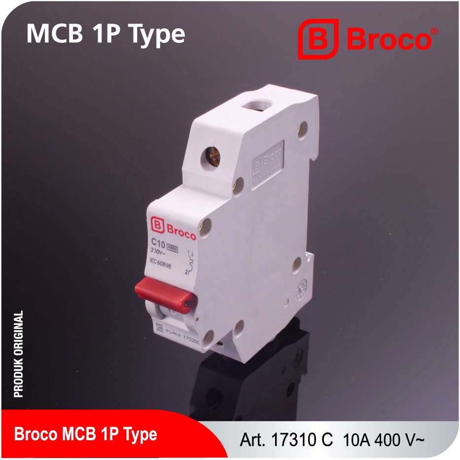 Broco Electrical - MCB 1P Type 10A