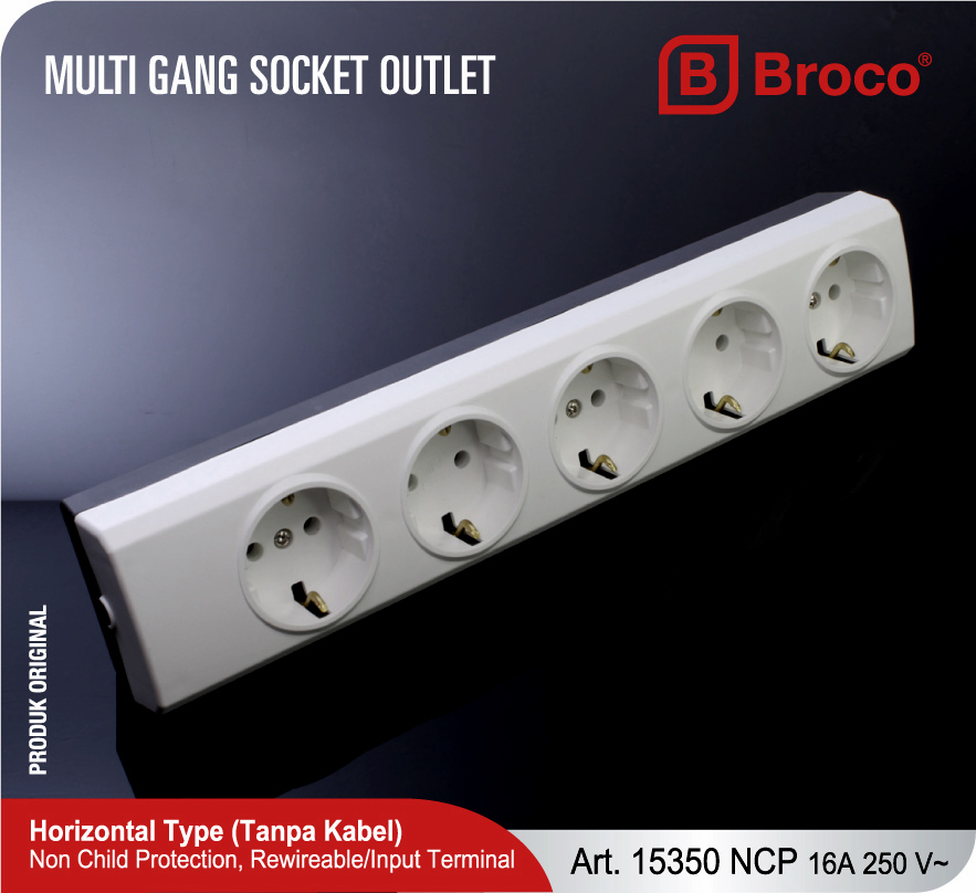 Broco Electrical - Horizontal Type Art 15350 NCP