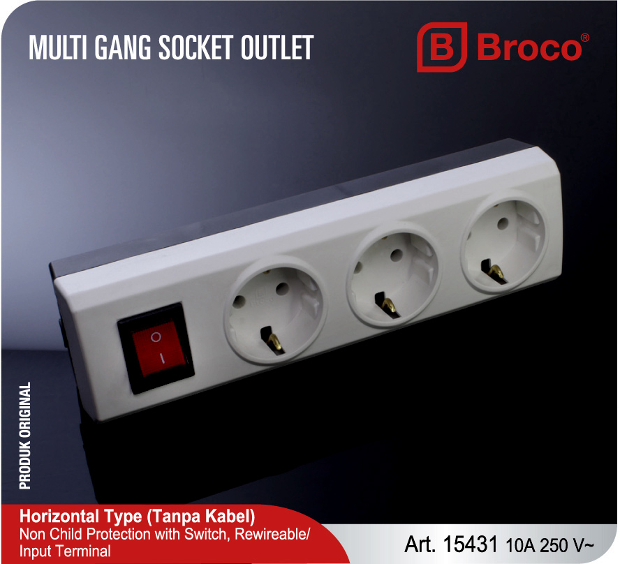 Broco Electrical - Horizontal Type Art 15431