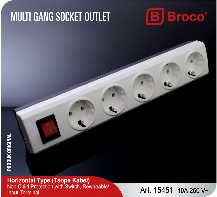 Broco Electrical - Horizontal Type Art 15451