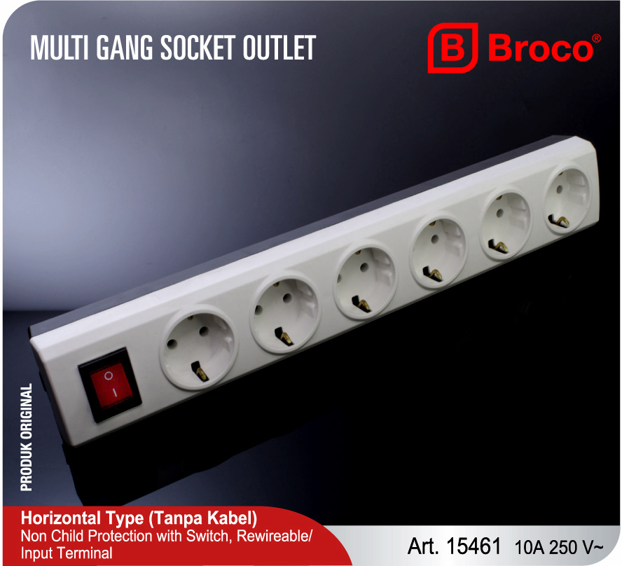 Broco Electrical - Horizontal Type Art 15461