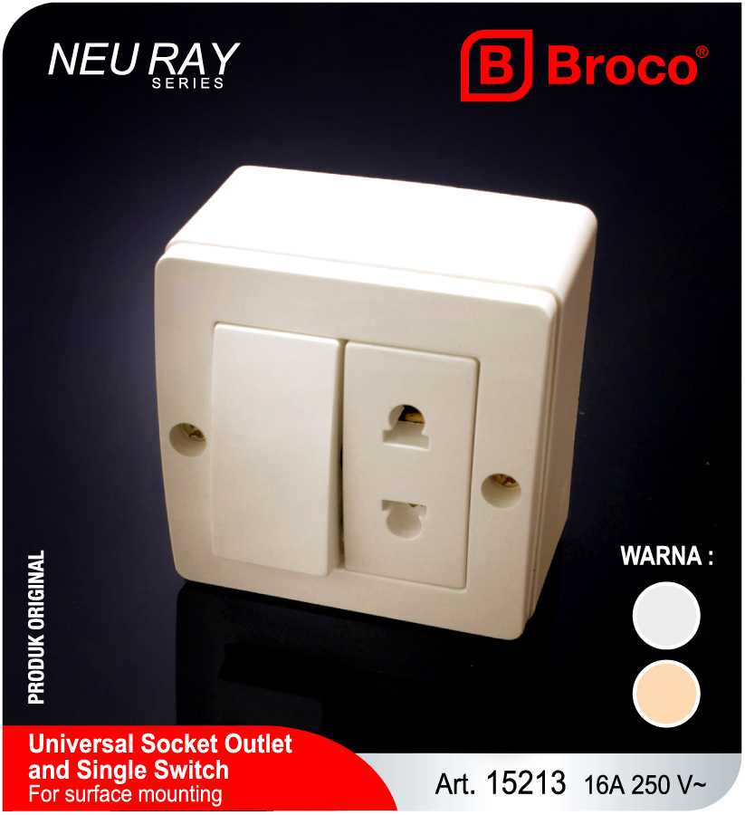 Broco Electrical - Neu-Ray-Art15213-Cream