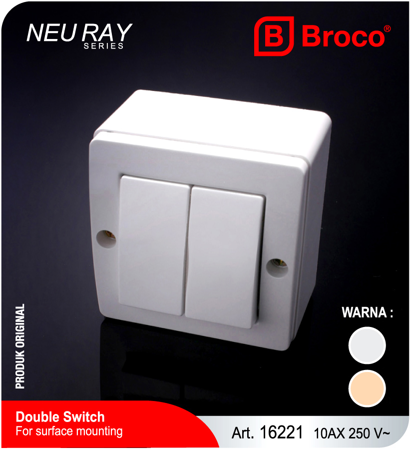 Broco Electrical - Neu-Ray-Art16221-White