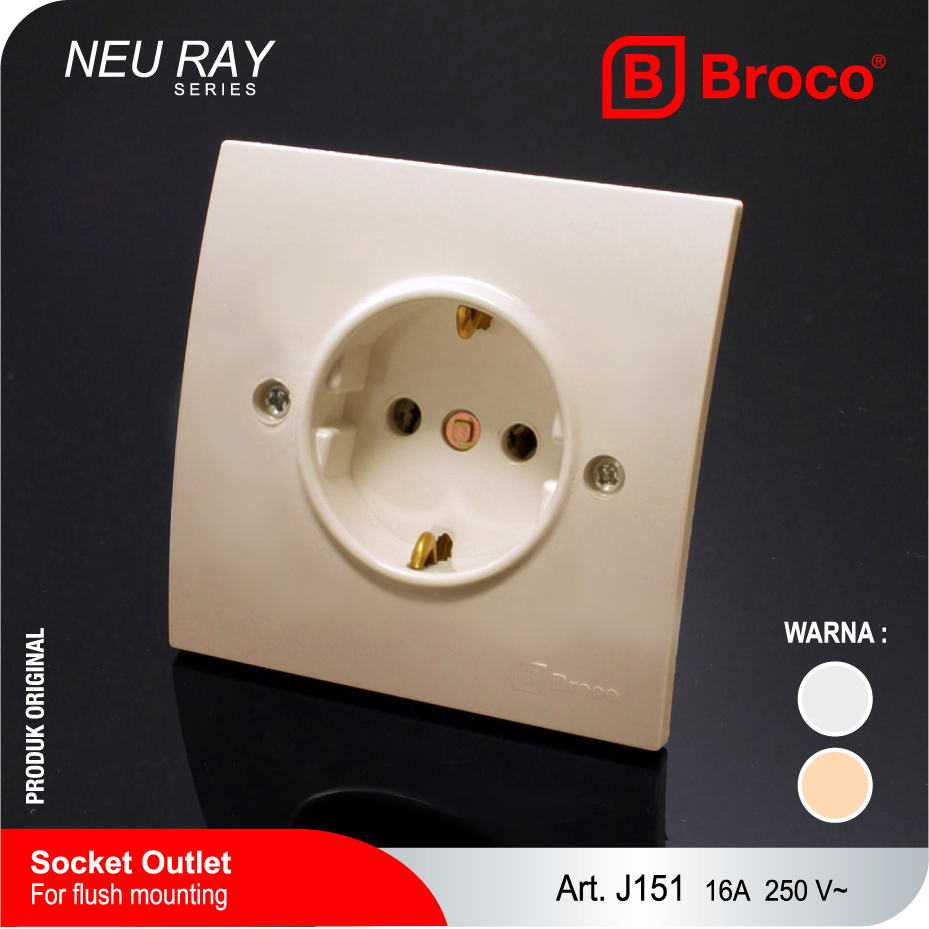 Broco Electrical - Neu-Ray-ArtJ151-Cream