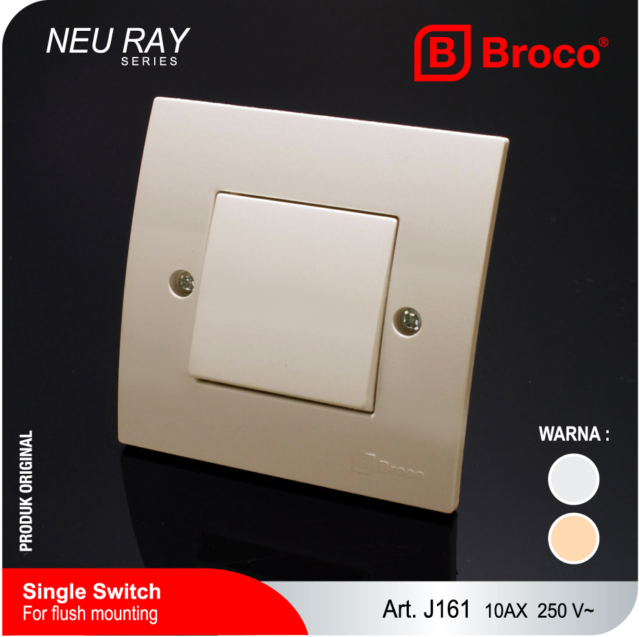Broco Electrical - Neu-Ray-ArtJ161-Cream