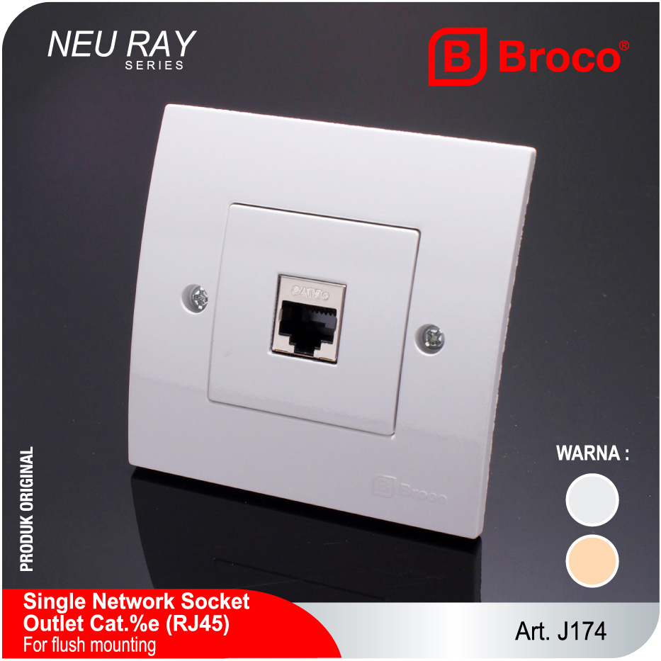 Broco Electrical - Neu-Ray-ArtJ174-White