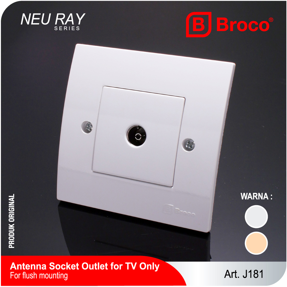 Broco Electrical - Neu-Ray-ArtJ181-White