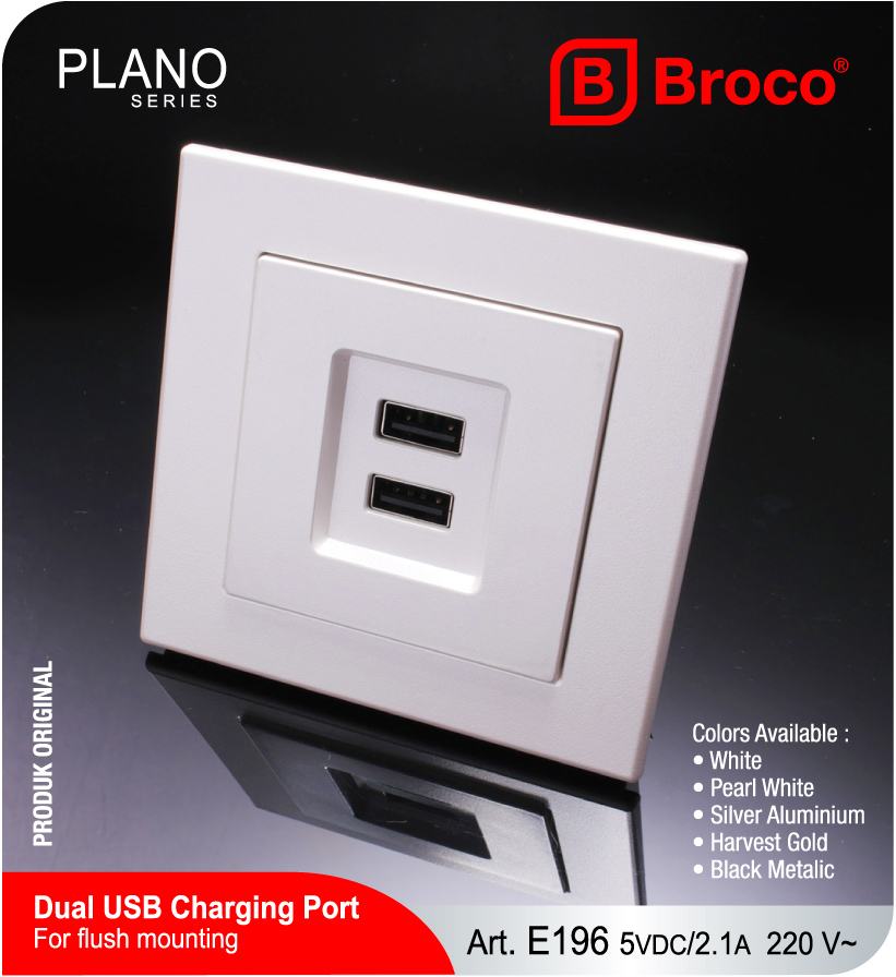 Broco Electrical - Dual USB Charging Port